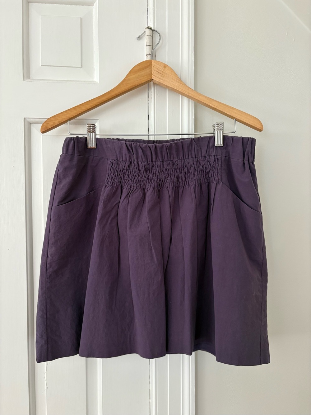 Vintage Y2K Banana Republic Lined-Purple Skirt